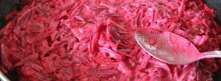 свекольный суп со сметаной. Шаг 6