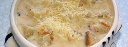 сырный суп-пюре. Шаг 9