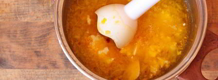 сырный суп с курицей. Шаг 5