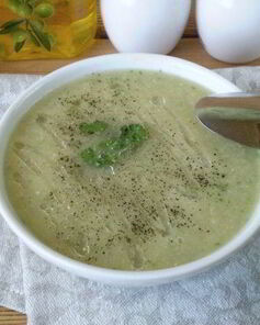 Сыроедческий суп из шампиньонов