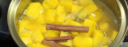 тыквенный пряный суп с кокосовым молоком. Шаг 3