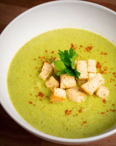 Вкусный сливочный крем-суп с брокколи