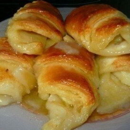 Рецепт ароматные домашние слойки с яблоками