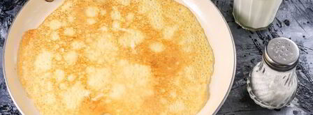 ажурные блинчики на кефире с дырочками. Шаг 9