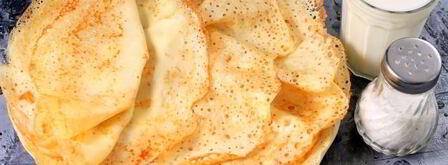 ажурные блинчики на кефире с дырочками. Шаг 10