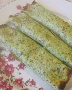 Блинчики, фаршированные ветчиной и сыром