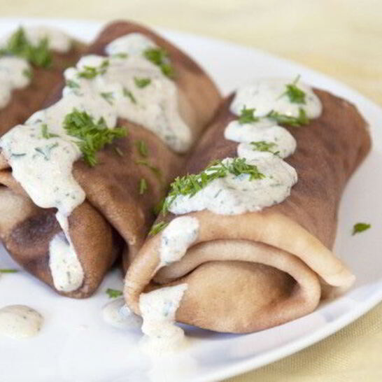 Рецепт блинчики из грибов