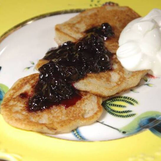 Рецепт блинчики на кефире из трех видов муки