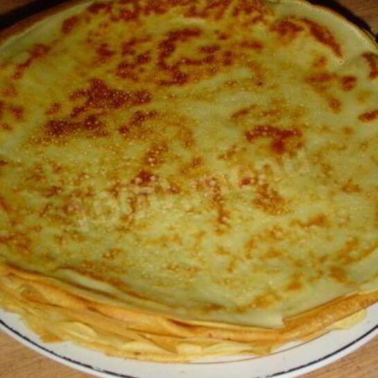 Рецепт блинчики на майонезе