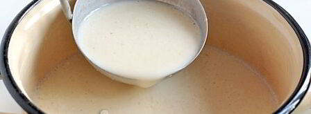 блинчики на сыворотке с яблоками. Шаг 5