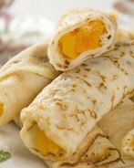 Блинчики с абрикосами