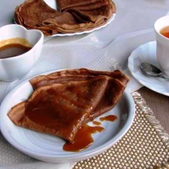 Рецепт блинчики с какао