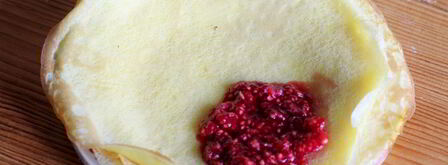 блинчики с малиной. Шаг 8