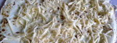 блинчики с моцареллой и красной рыбой. Шаг 4