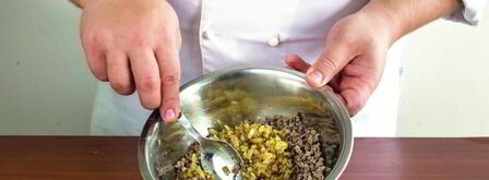 блинчики с мясом. Шаг 3