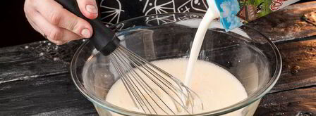 блинчики с шоколадным соусом. Шаг 3