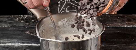 блинчики с шоколадным соусом. Шаг 6