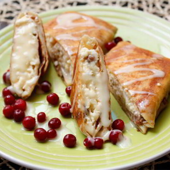 Рецепт блинчики с творогом