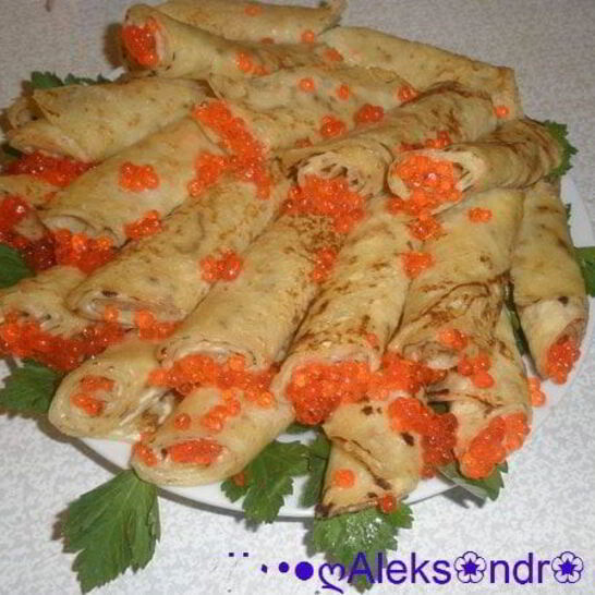 Рецепт блинчики закусочные