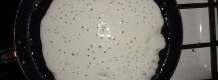 блинчики заварные с черничным йогуртом. Шаг 4