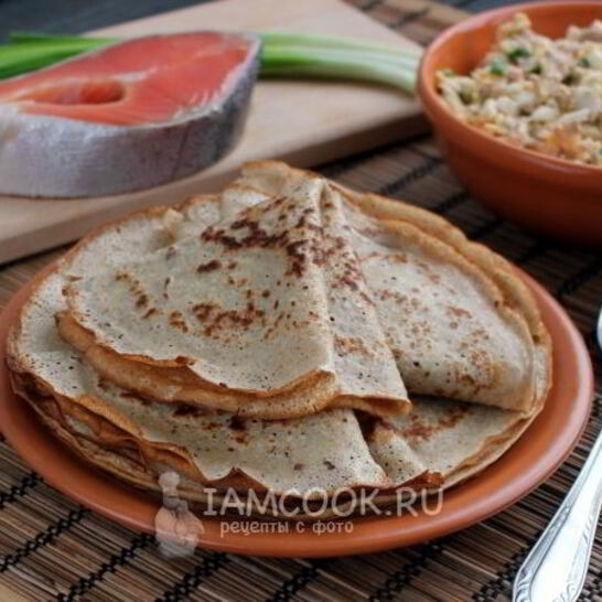 Рецепт блины гречневые из зеленой гречки