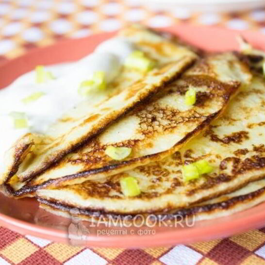 Рецепт блины из картофельного пюре