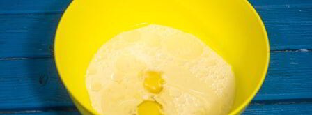 блины с картошкой и грибами на кипятке. Шаг 3