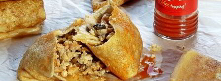 блины с мясом и грибами. Шаг 13