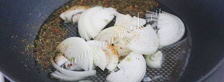 блины с шампиньонами и рисом. Шаг 3