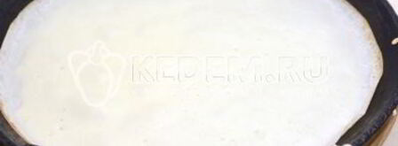 блины с творогом и кокосом. Шаг 3
