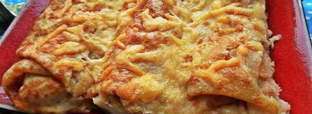 блины с ветчиной, запеченные под сыром. Шаг 12