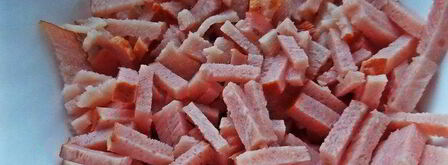 блины с ветчиной, запеченные под сыром. Шаг 5