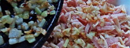 блины с ветчиной, запеченные под сыром. Шаг 6