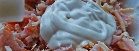 блины с ветчиной, запеченные под сыром. Шаг 8