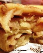 Блины с яблоками