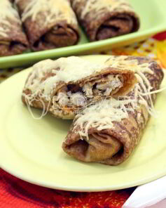 Блины с мясом