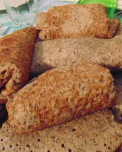 Гречневые блины с начинкой из цикория и фарша