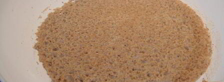 гречневые блины с начинкой из цикория и фарша. Шаг 2