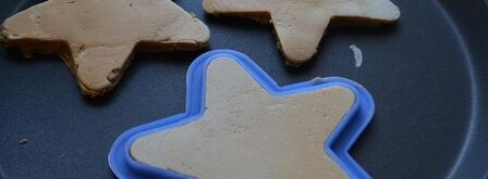 кофейные панкейки с шоколадным соусом. Шаг 4