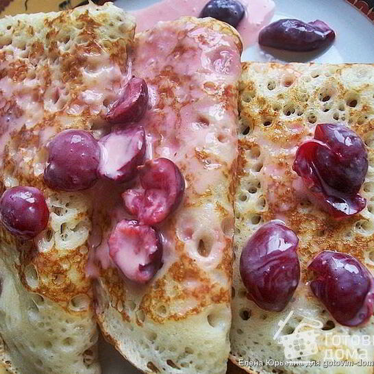 Рецепт кружевные блины