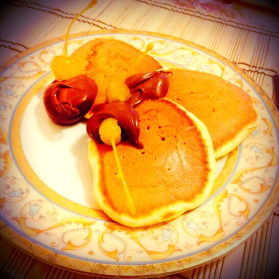 Рецепт нежные ванильные панкейки