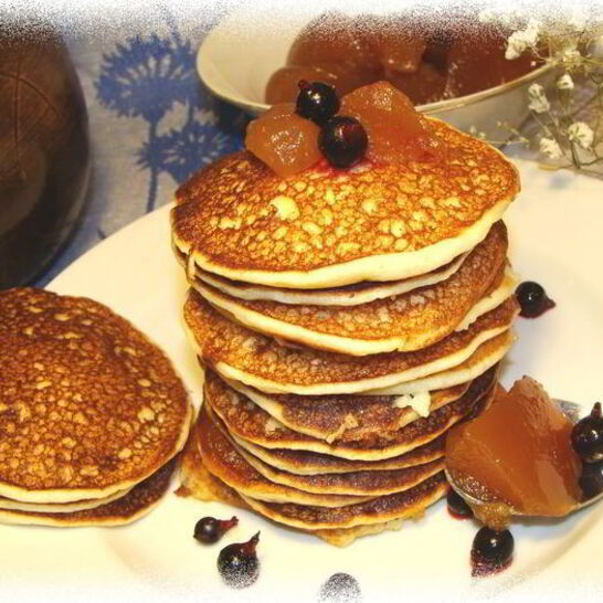 Рецепт панкейки нежные на манке и белках