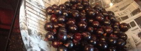 панкейки с черной смородиной. Шаг 2