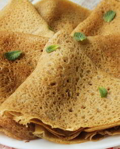 Постные блины на минералке