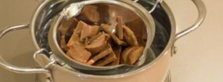 шоколадные блинчики с бананами и орехами. Шаг 9