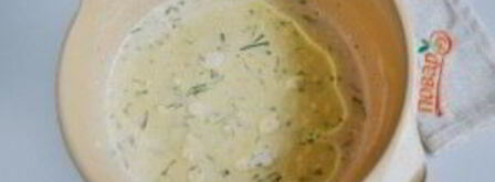 сырные блины с укропом. Шаг 5