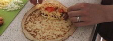 сытные блинчики с начинкой. Шаг 8