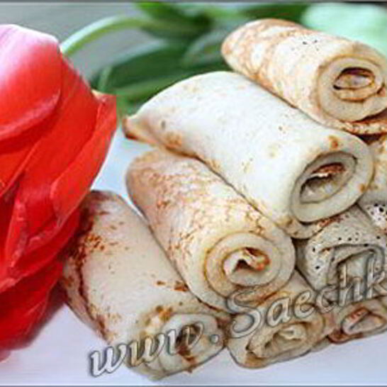 Рецепт тонкие блинчики