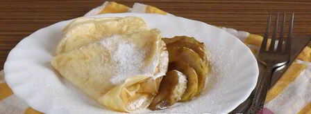 тонкие французские блинчики. Шаг 8