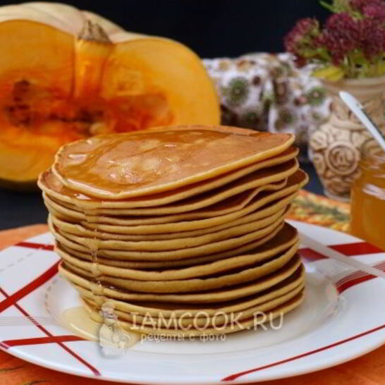 Рецепт тыквенные панкейки